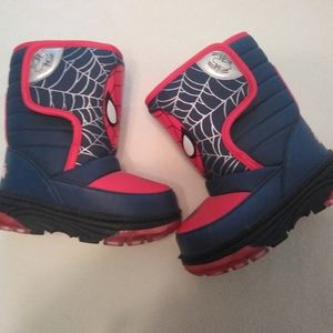 Spiderman snow boots